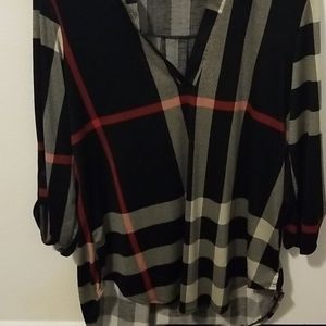 Womens plaid shirt